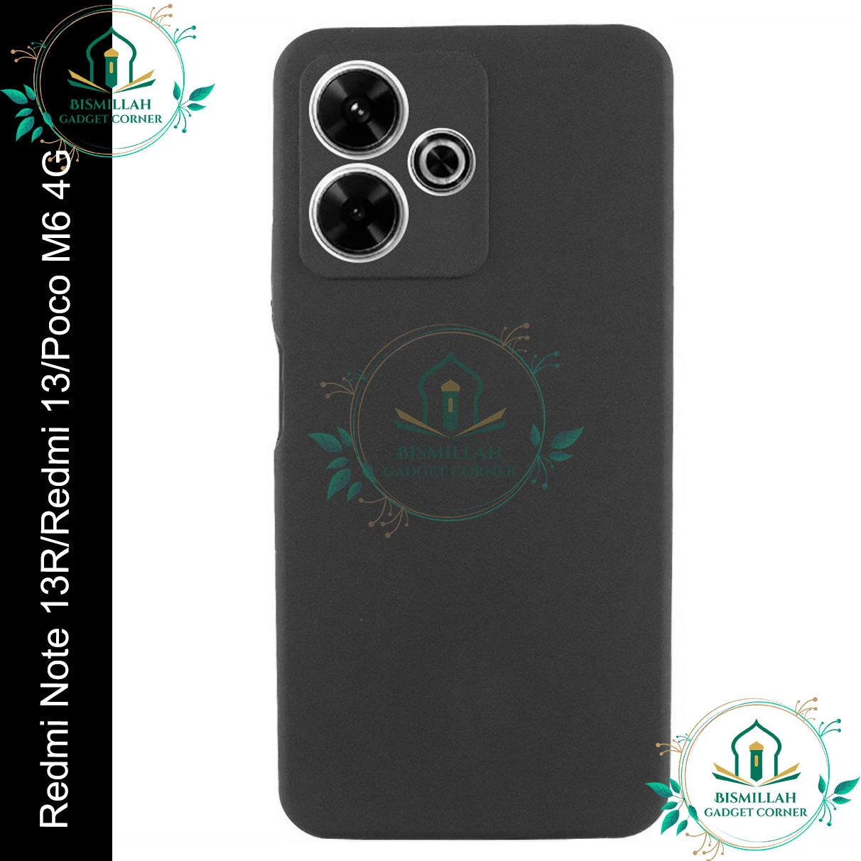 Premium Liquid Silicone Phone case for Xiaomi Redmi 13 / Xiaomi Redmi Note 13R / Xiaomi Poco M6 4G Liquid Silicon Mobile Back Case Soft Silicone Phone Cover