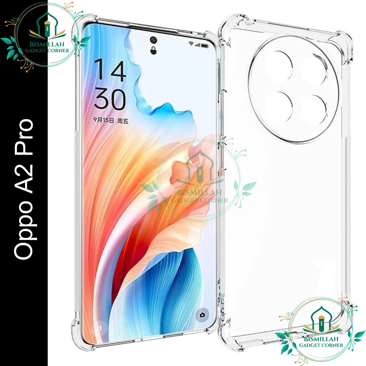 Transparent back cover For Oppo A2 Pro Luxury transparent Protect Back Cover Soft Case