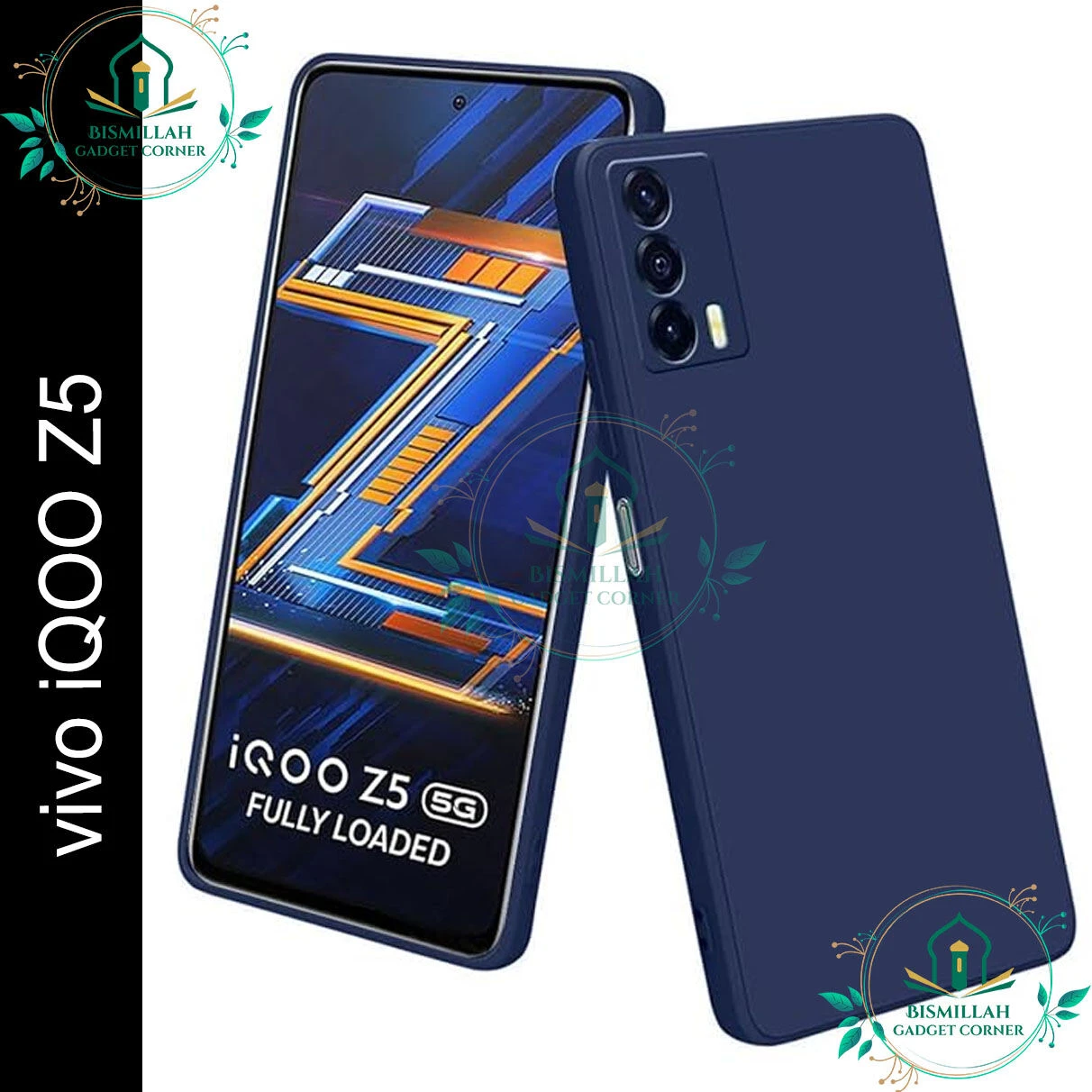 Premium Liquid Silicone Phone case for vivo iQOO Z5 5G Liquid Silicon Mobile Back Case Soft Silicone Phone Cover