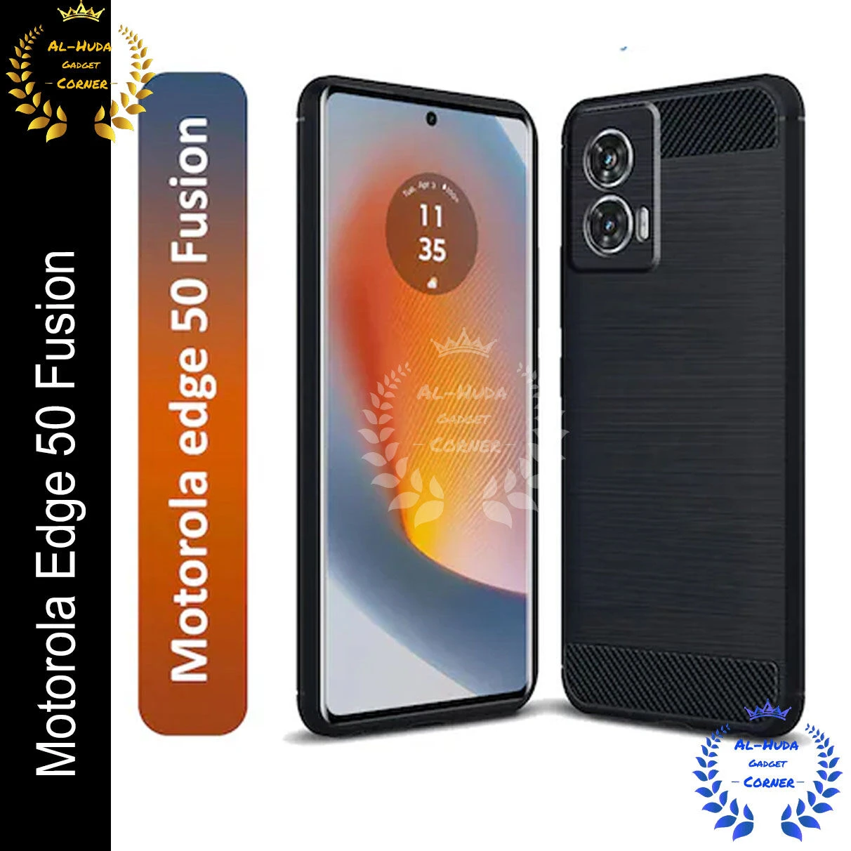 Spigen cover For Motorola Edge 50 Fusion Carbon Fiber Back cover Soft Slim Fashion Non-Slip Protective Carbon Fiber Phone Case