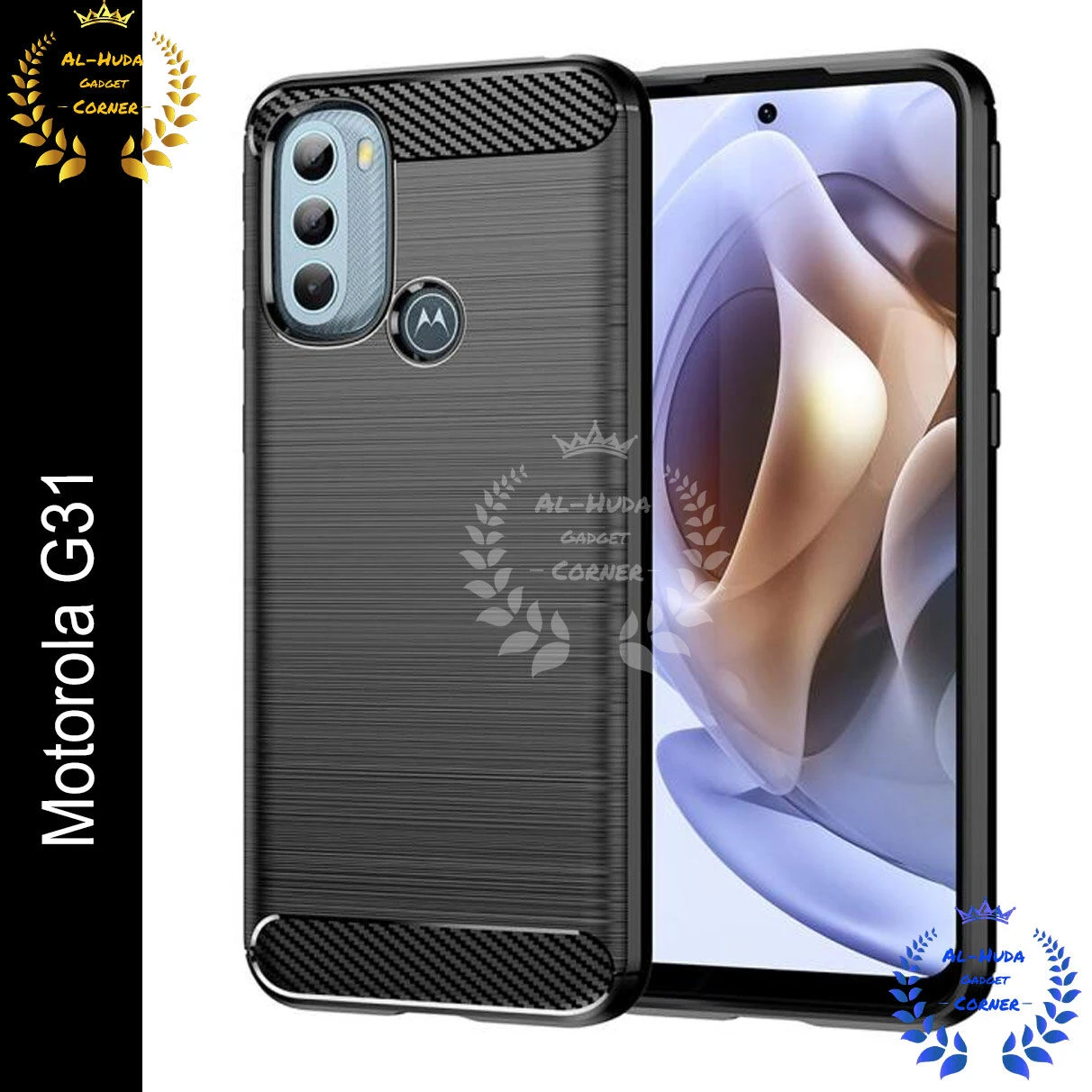 Spigen cover For Motorola Moto G31 Carbon Fiber Back cover Soft Slim Fashion Non-Slip Protective Carbon Fiber Phone Case