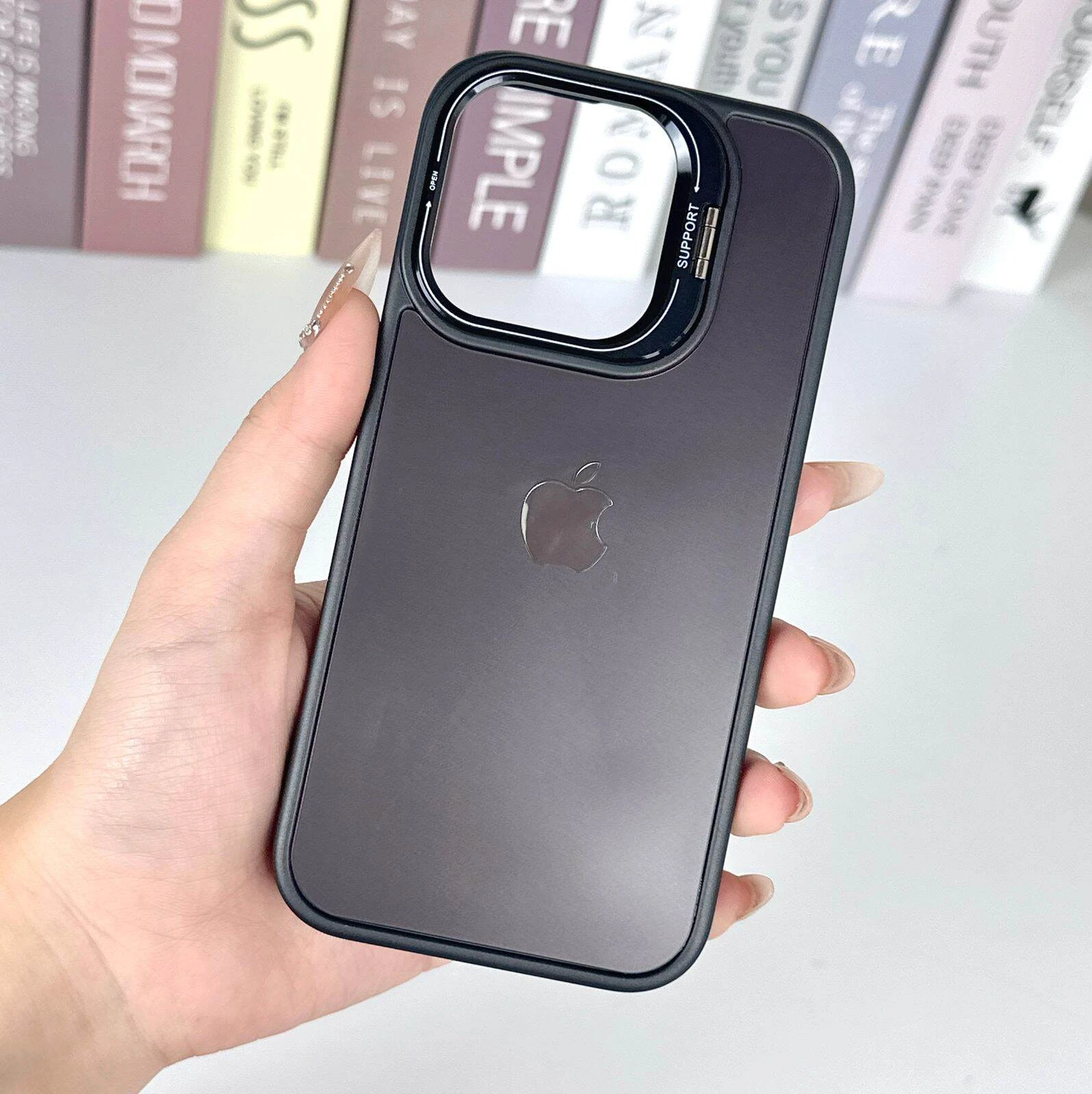 iPhone 14 Series New Matte Camera Stand Case for ✔ iPhone 14 ✔ iPhone 14 Plus ✔ iPhone 14 Pro ✔ iPhone 14 Pro Max back cover