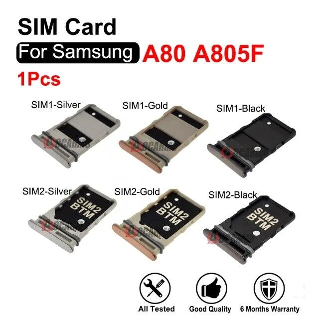Samsung galaxy a80 আসল সিম ট্রে ডুয়াল সিম ডোর স্লট রিপ্লেসমেন্ট