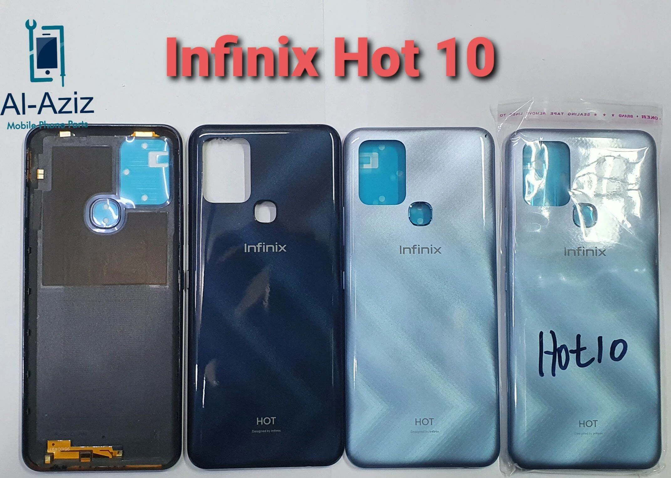 Infinix Hot 10  Back Cover Body Back Battery Door  Replacement