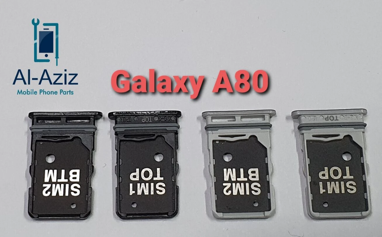 Samsung galaxy a80 আসল সিম ট্রে ডুয়াল সিম ডোর স্লট রিপ্লেসমেন্ট