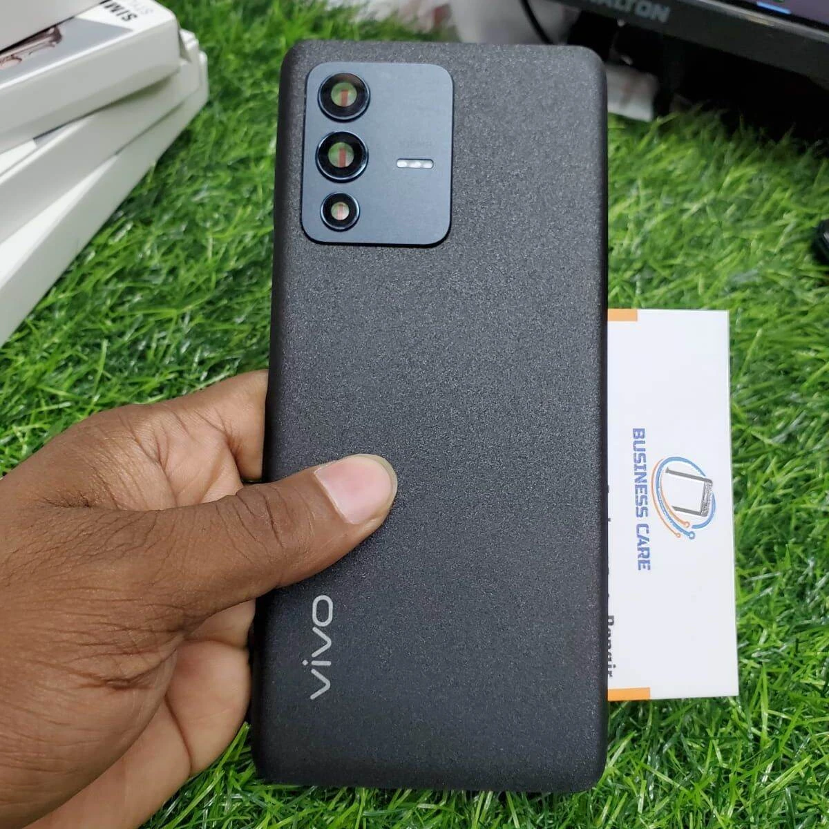 Original For Vivo V23 Pro Battery Cover Door Back Housing Rear Case Replacement Parts+Camera Lens