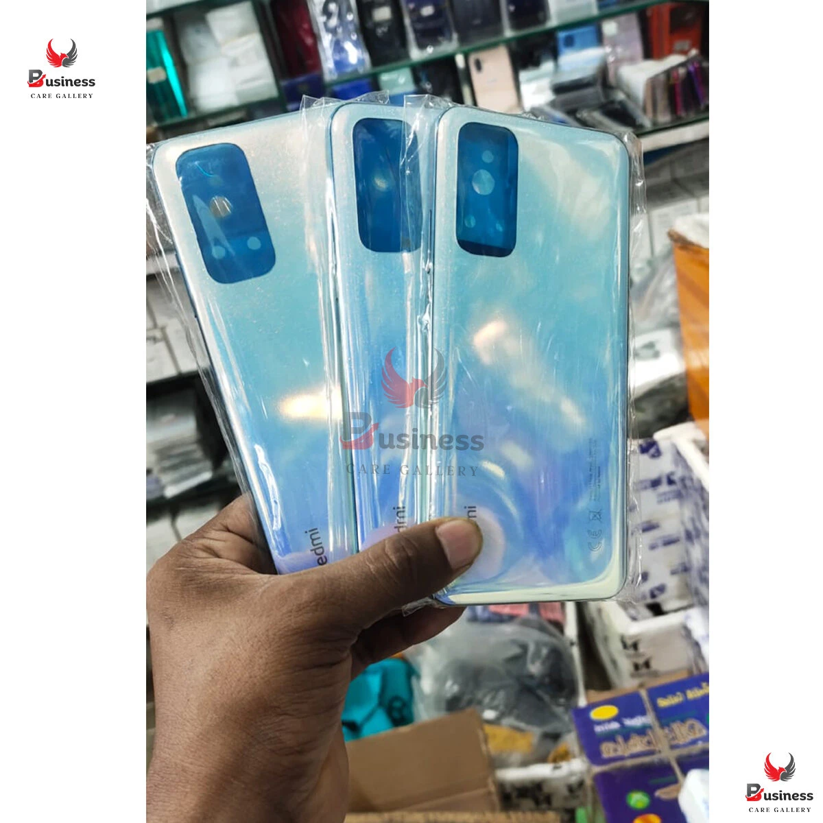 Replacement Backshell Panel + midel frame for Xiaomi Redmi Note 11 4G Battery Back Door Back panel