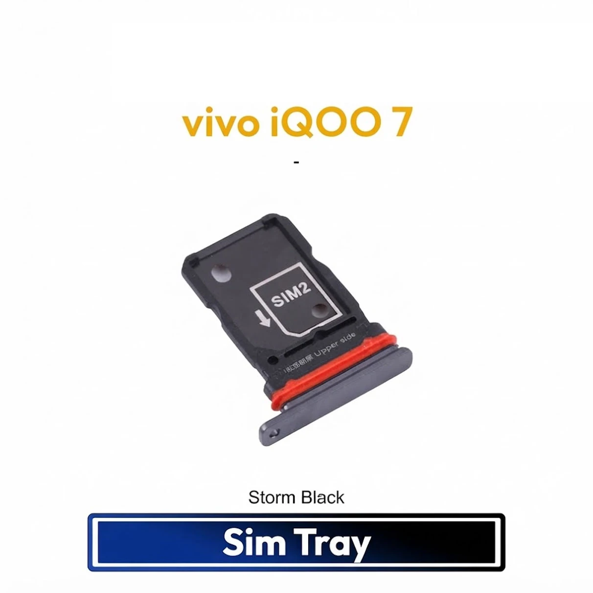 vivo iQOO 7 Sim Tray / Sim Slot /SD Card Tray /Holder Card compatible Replacement Parts