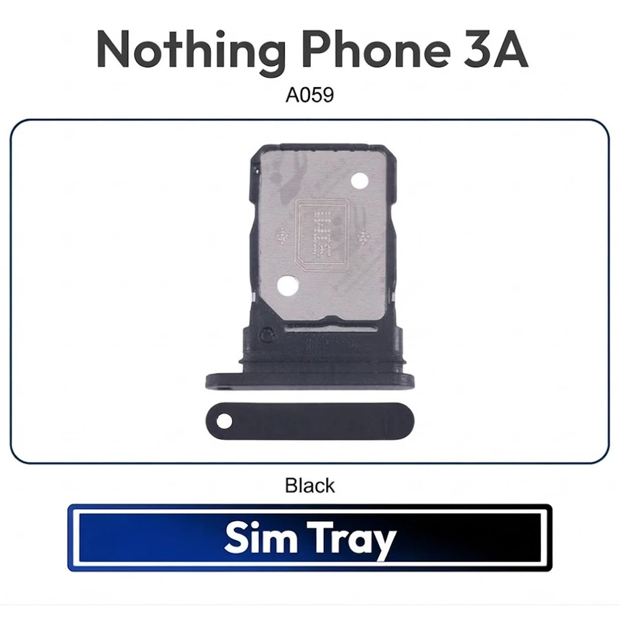 vivo iQOO Z9s Tray / Sim Slot /SD Card Tray /Holder Card compatible Replacement Parts | I2403