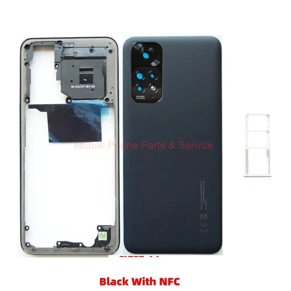 redmi note 11s (Backshell) Back Panel with Side Frame Housing