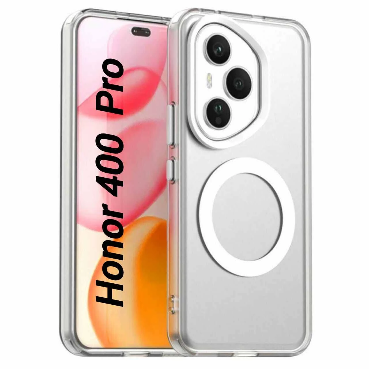 Anti Yellow Clear Back Cover Case HONOR 400 PRO (TPU case | Raised Edges for Full Camera Protection | Anti-yellow Clear)