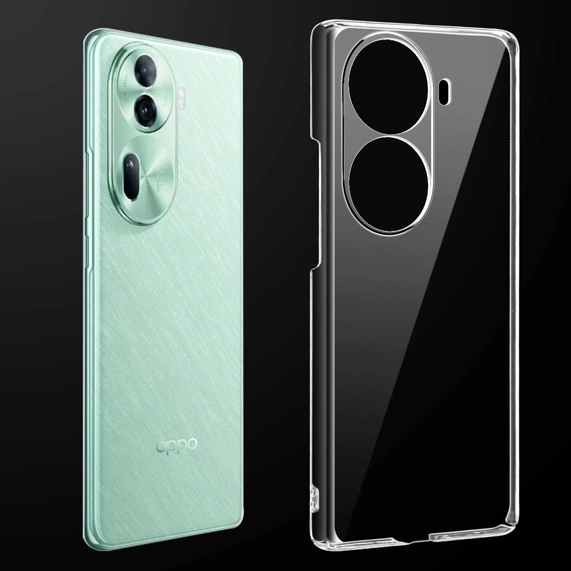 Anti Yellow Clear Back Cover Case OPPO RENO 11 PRO (TPU case | Raised Edges for Full Camera Protection | Anti-yellow Clear)