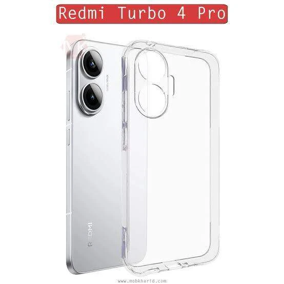 Anti Yellow Clear Back Cover Case Xiaomi Redmi Turbo 4 Pro (TPU case | Raised Edges for Full Camera Protection | Anti-yellow Clear)