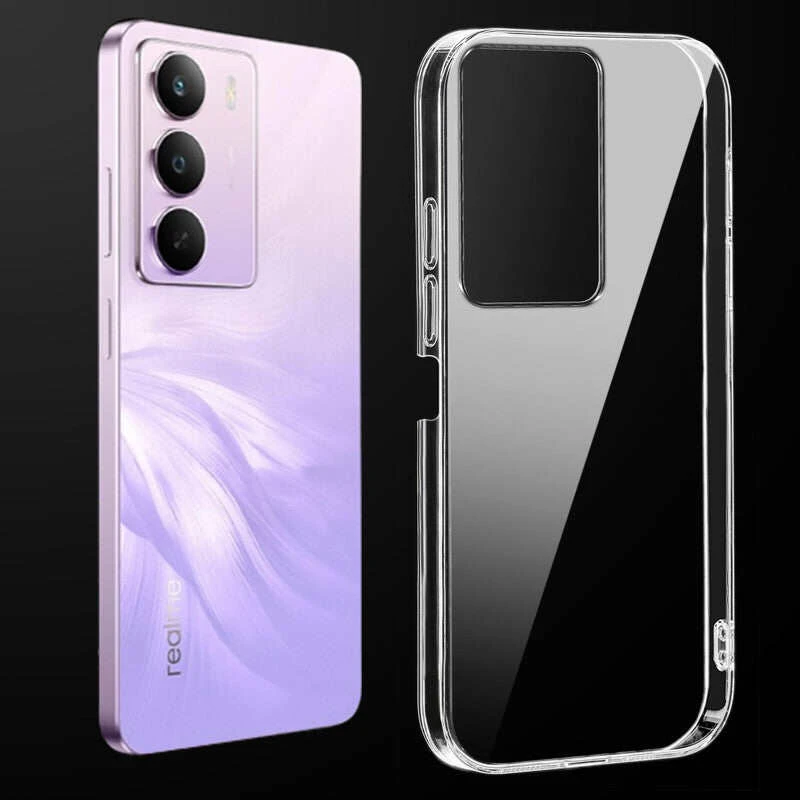 Anti Yellow Clear Back Cover Case REALME C75 (TPU case | Raised Edges for Full Camera Protection | Anti-yellow Clear)