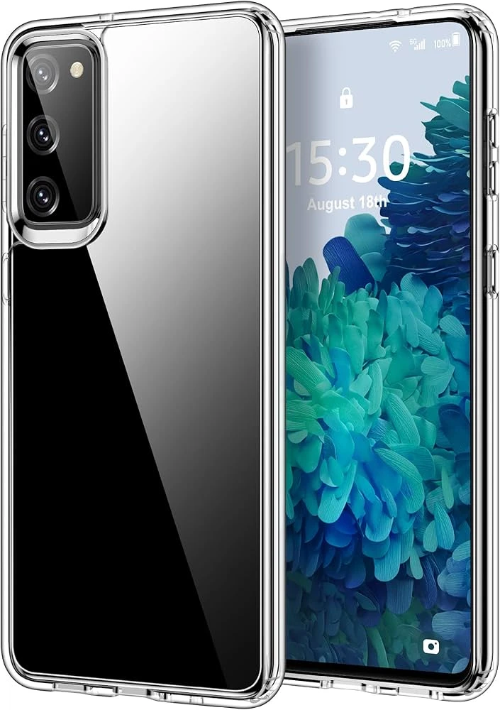 Anti Yellow Clear Back Cover Case Samsung S20 FE (TPU case | Raised Edges for Full Camera Protection | Anti-yellow Clear)