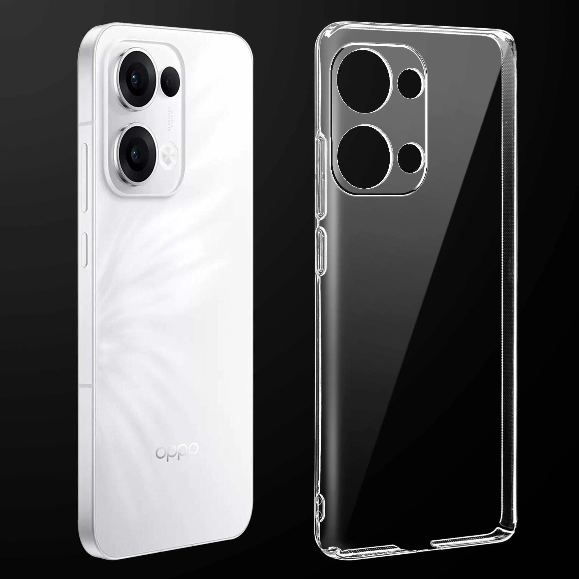 Anti Yellow Clear Back Cover Case OPPO RENO 13 (TPU case | Raised Edges for Full Camera Protection | Anti-yellow Clear)