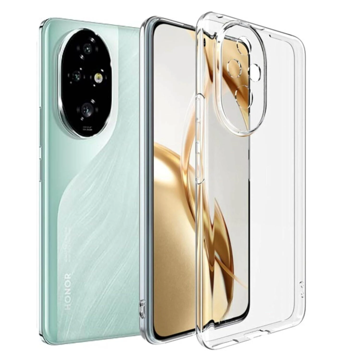 Anti Yellow Clear Back Cover Case HONOR 200 (TPU case | Raised Edges for Full Camera Protection | Anti-yellow Clear)