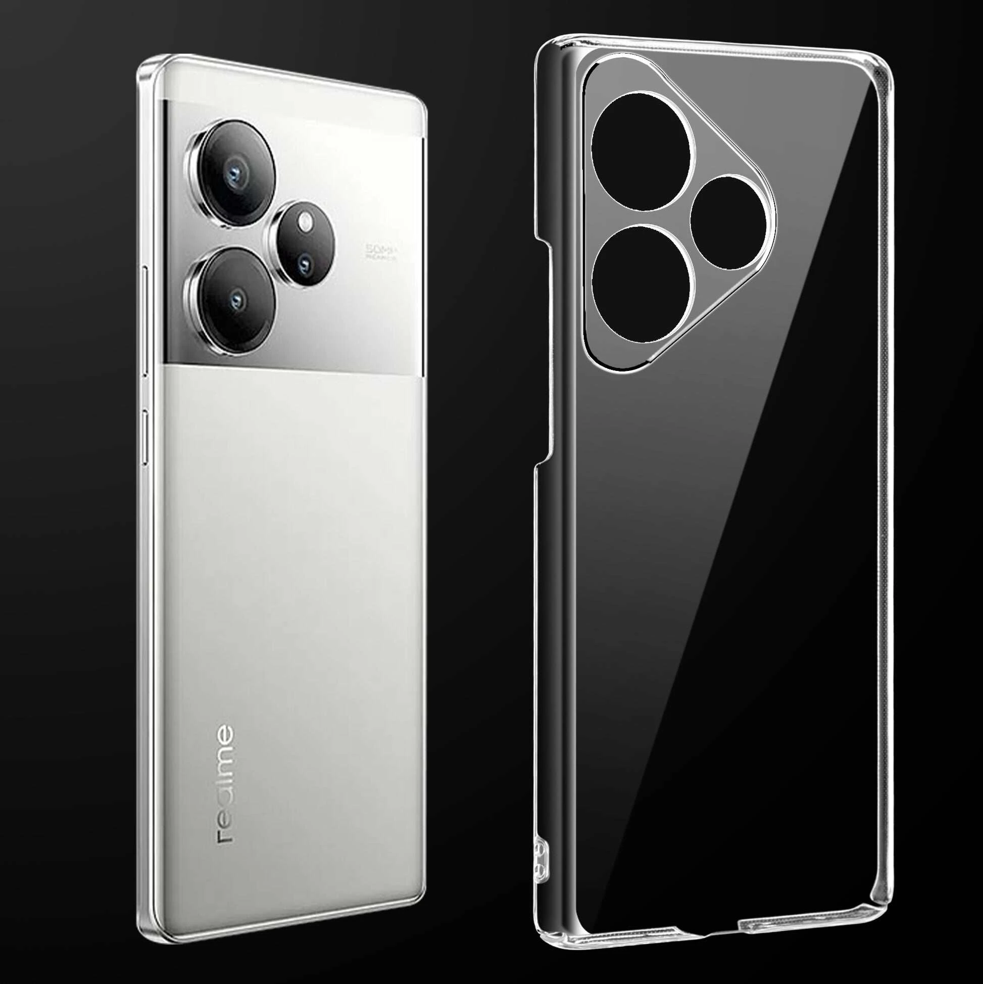 Anti Yellow Clear Back Cover Case REALME GT 6 (TPU case | Raised Edges for Full Camera Protection | Anti-yellow Clear)