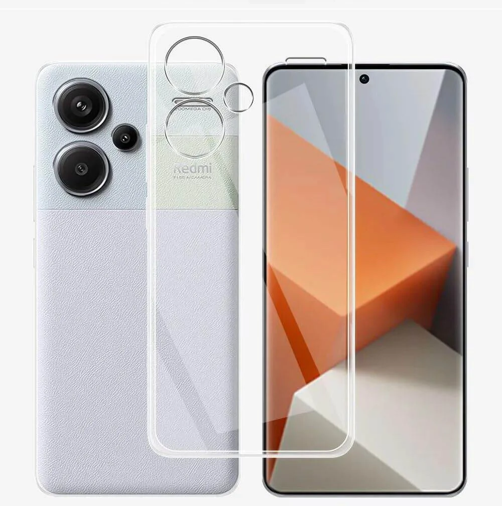 Anti Yellow Clear Back Cover Case REDMI NOTE 13 PRO PLUS (TPU case | Raised Edges for Full Camera Protection | Anti-yellow Clear)