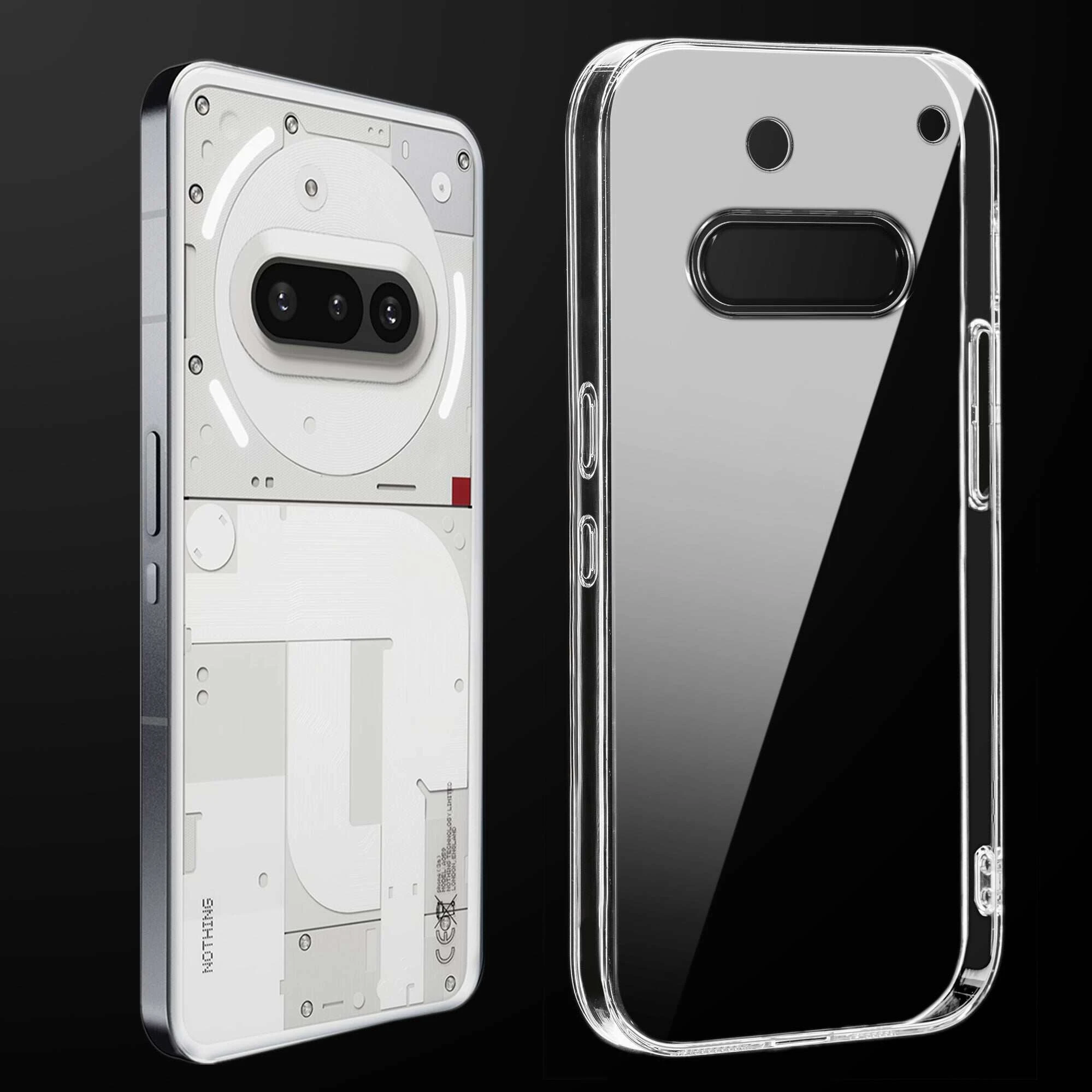 Anti Yellow Clear Back Cover Case NOTHING PHONE 3A (TPU case | Raised Edges for Full Camera Protection | Anti-yellow Clear)