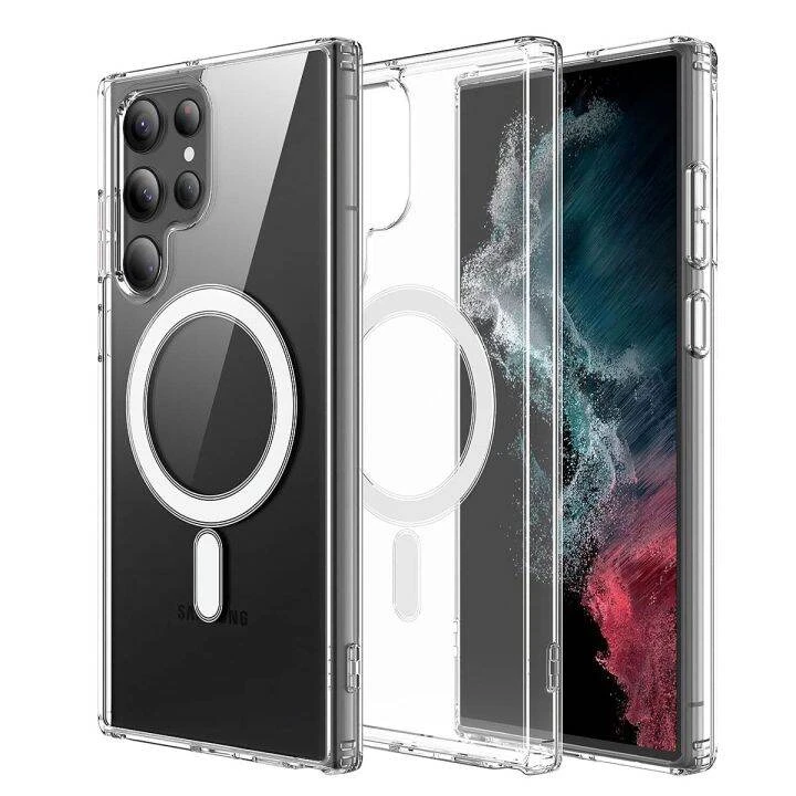 Anti Yellow Clear Back Cover Case Samsung S24 ULTRA (TPU case | Raised Edges for Full Camera Protection | Anti-yellow Clear)