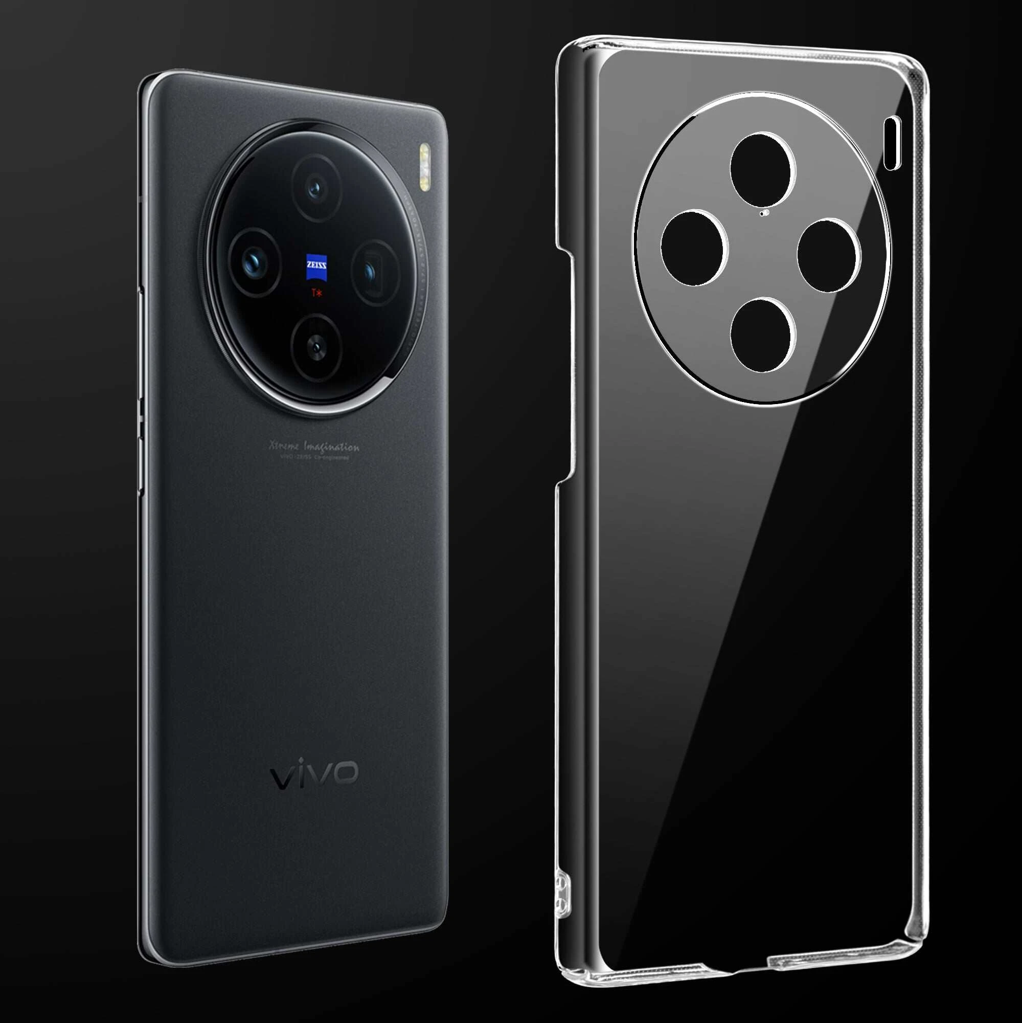 Anti Yellow Clear Back Cover Case Vivo X100 PRO (TPU case | Raised Edges for Full Camera Protection | Anti-yellow Clear)