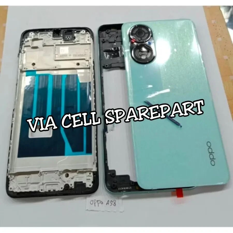 oppo a58 Full Body Housing / Middle Frame Chassis with Back Panel