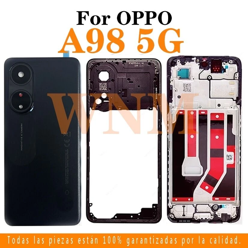 oppo A98  Full Body Housing / Middle Frame Chassis with Back Panel