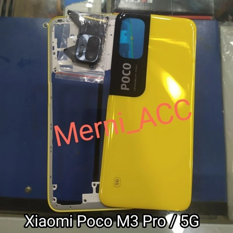 poco m3 pro (Backshell) Back Panel with Side Frame Housing