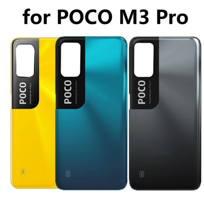 Back Part and Back Shell for poco m3 pro with Battery Door – Perfect for Replacement and Repair Use