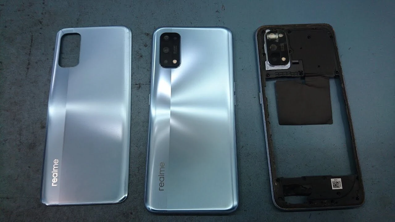 realme 7 pro (Backshell) Back Panel with Side Frame Housing
