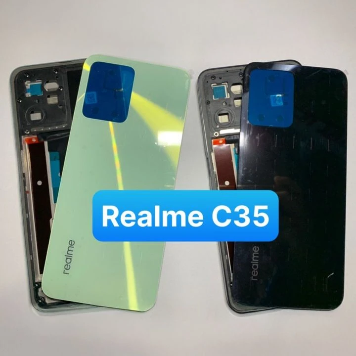realme c35 (Backshell) Back Panel with Side Frame Housing