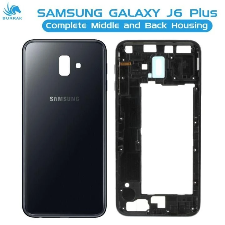 samsng galxy j6 plus (Backshell) Back Panel with Side Frame Housing