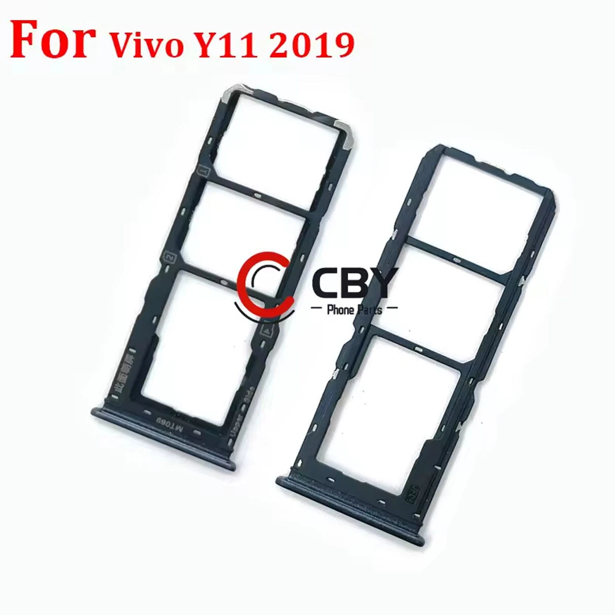 SIM Card Tray Holder for Vivo Y11 2019 – Dual SIM + MicroSD Slot (OEM Replacement Part)