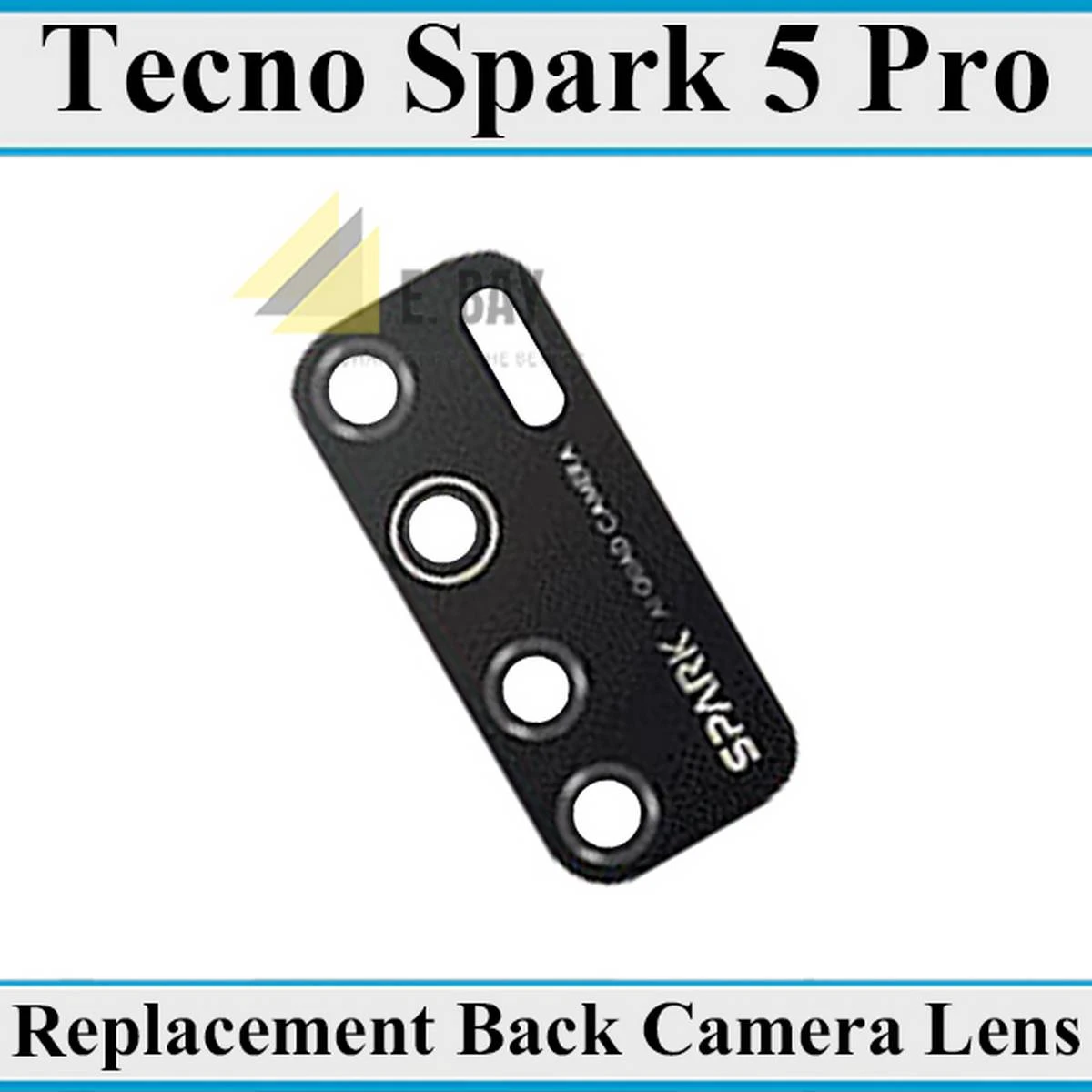 For Tecno Spark 5 / 5 Pro main camera glass Rear Facing Camera Glass Lens Replacement