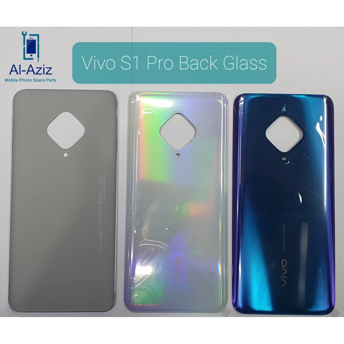 Vivoo s1 pro আসল ব্যাক গ্লাস বডি ব্যাক কভার ব্যাটারি ডোর রিপ্লেসমেন্ট