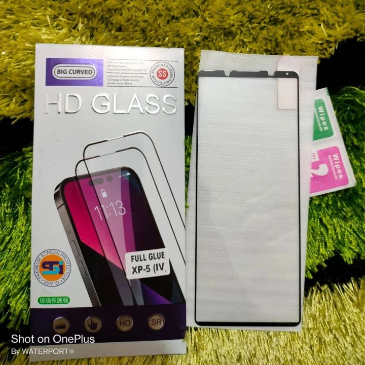 Full Glue Sony Xperia 5 IV XP-5 (IV) 5 Mark 4 HD Glass Big Curved Premium Screen Protector Sony Xperia 5 Mark 4 Tempered Glass