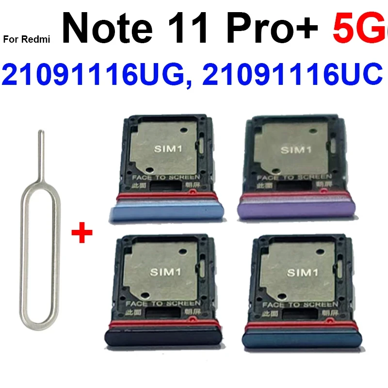 SIM Card Holder Tray for Xiaomi Redmi Note 11 Pro  5G,+