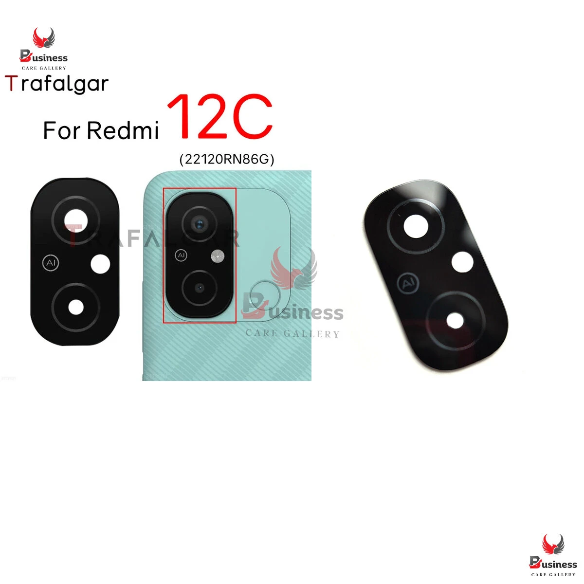 Xiaomi Redmi 12C camera glass replacement