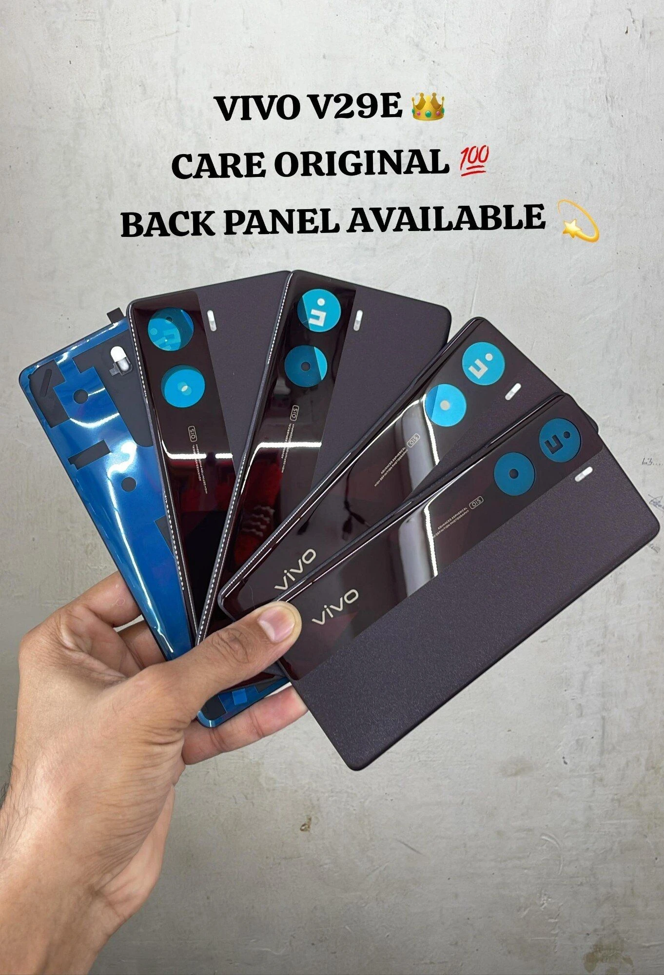 Back Part and Back Shell for Vivo v29e with Battery Door – Perfect for Replacement and Repair Use