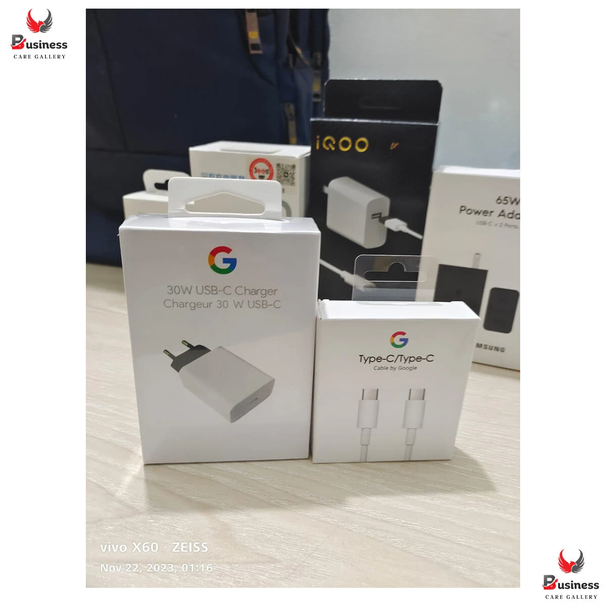 Premium Quality Google 30W USB-C Charger and Cable - Fast Charging Pixel Phone Charger - Compatible with Google Products and Other USB-C devices.