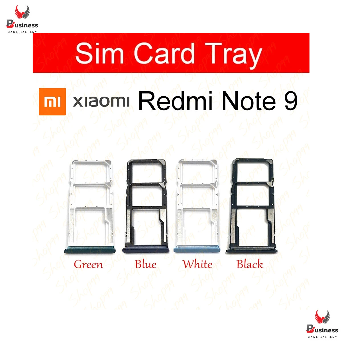S,IM Card Holder Tray for Xiaomi Redmi Note 9