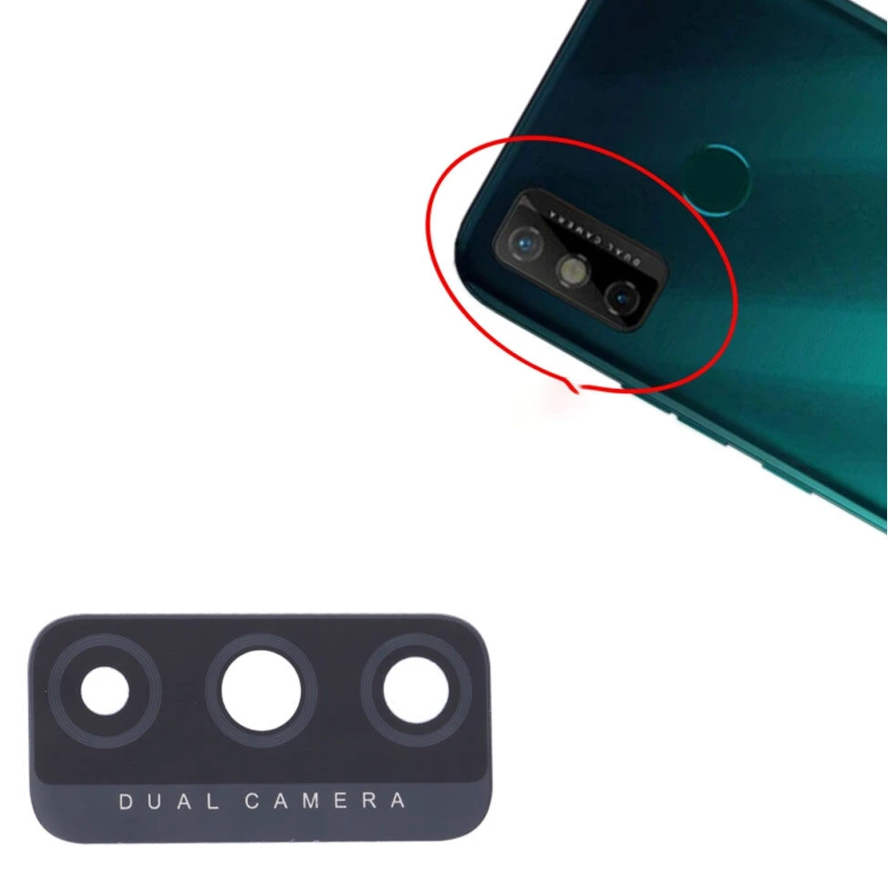 Tecno Spark 6 Go Replacement Back Camera Lens Glass For Tecno Spark 6 Go