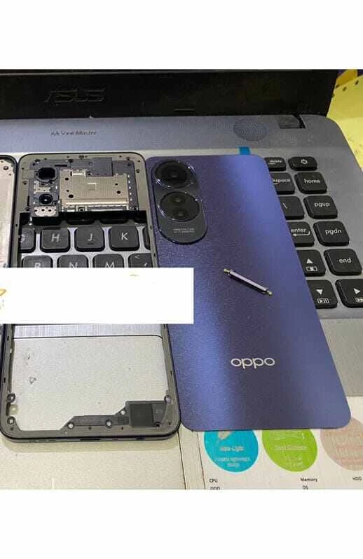 oppo a60 (Backshell) Back Panel with Side Frame Housing