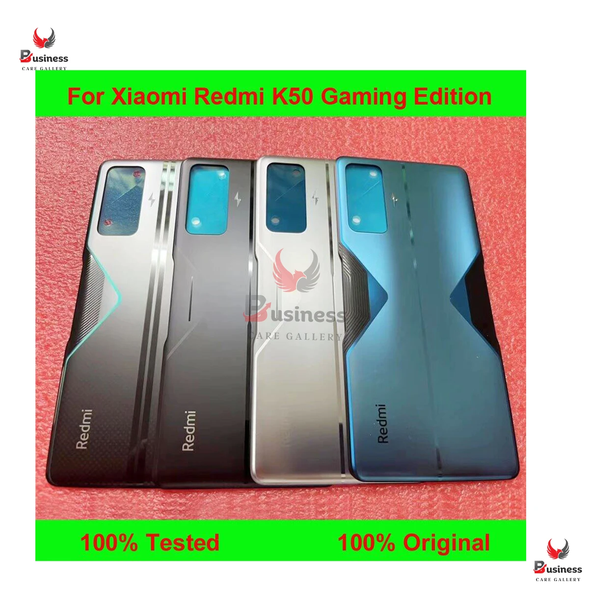 For Xiaomi Redmi K50 Gaming Edition Phone Battery Back Cover Backshell Glass Battery Rear Case Phone Battery Back Cover Backshell Glass Battery Rear Case - Phone Back Cover - Phone