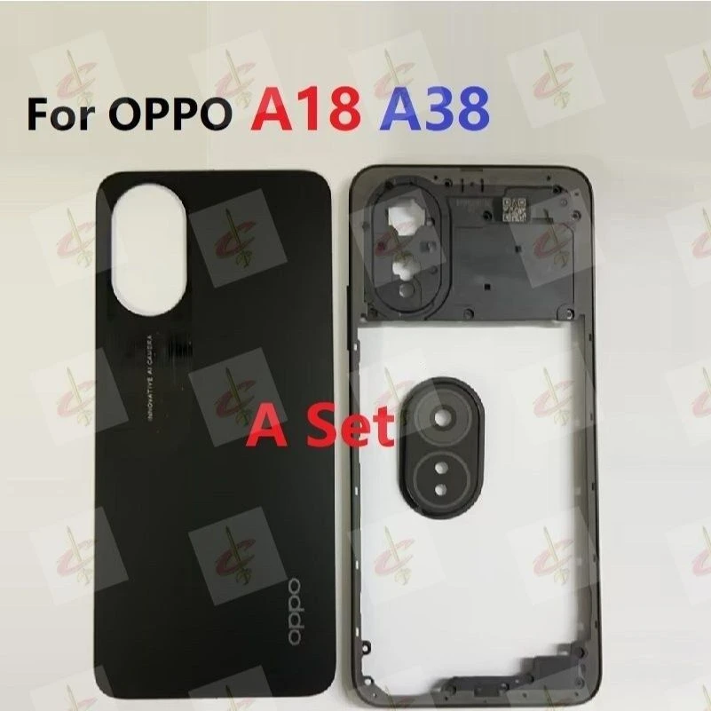 Oppo A18 (Backshell) Back Panel with Side Frame Housing