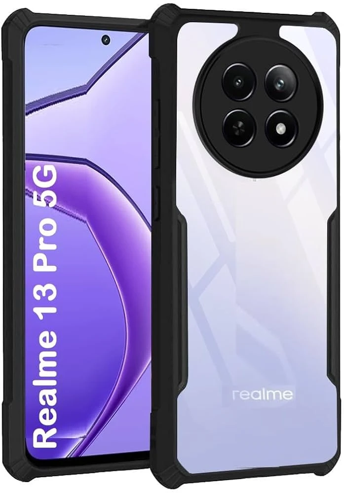 Realme 13 Pro 5G / Realme 13 Pro+ Xundd Protective Airbag Bumper Transparent Back Side Clear Phone Case For Realme 13 Pro Back Cover