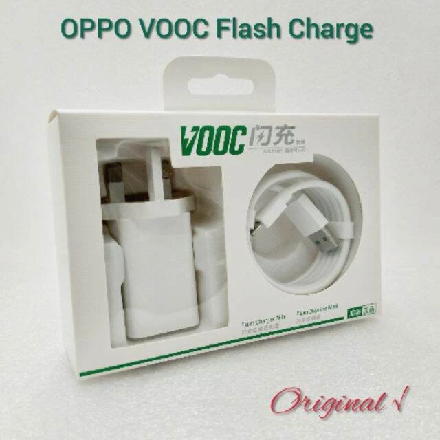 Orginal OPPO VOOC New Fast Flash Charger With USB Cable TypeC