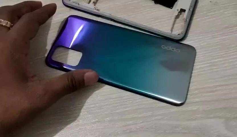 Replacement Backshell Panel + midel frame for Oppo A92 2020 Replacement Backshell Panel