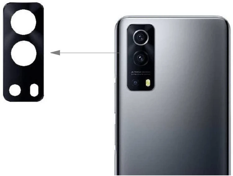 Replacement Backshell Panel + midel frame for Vivo Y53s 4g 2020 Battery Back Door Back panel